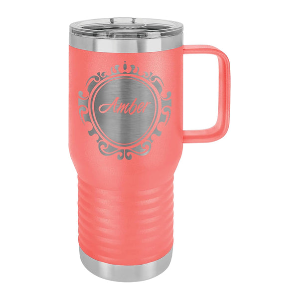 Vacuum Insulated Mug with Slider Lid – Your Perfect Beverage Partner! Personalize with Name or Logo - Keep Your Beverages Hot or Cold