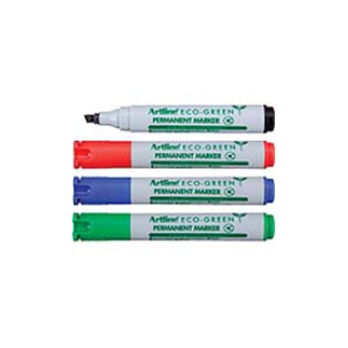 Eco-Green 2-5mm Chisel Permanent Markers