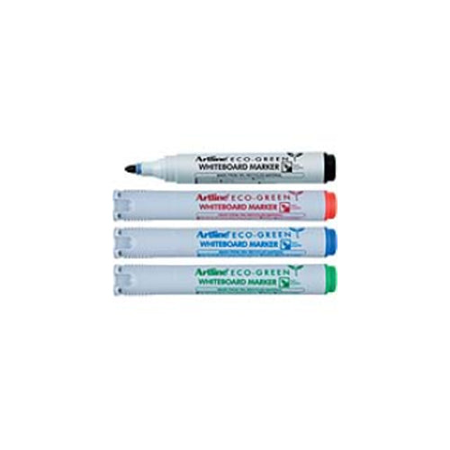 Dry Safe 2.mm Bullet Eco-Green Whiteboard Markers