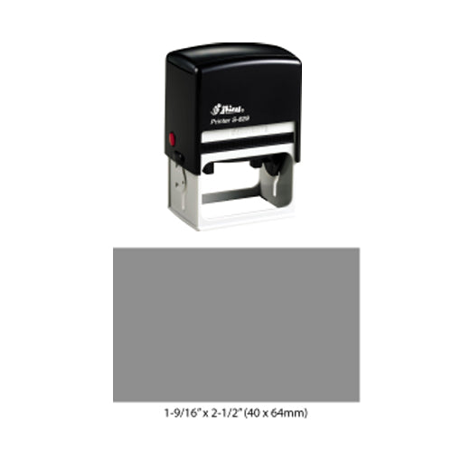 Shiny S-829 Self-Inking Stamp 1-9/16" x 2-1/2"