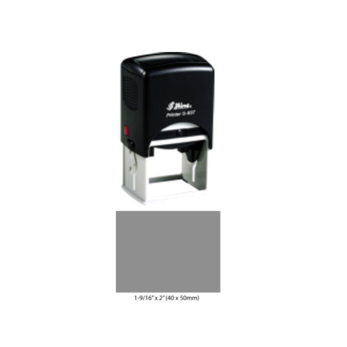 Shiny S-837 Self-Inking Stamp 1-9/16" x 2"